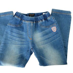 Scuderia Ferrari Girl Medium Blue Denim Leggings Jeggings
